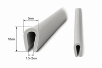 Uszczelka krawędziowa typ U PVC szara – osłona rantu 1,5–2 mm, profil 5x10 mm