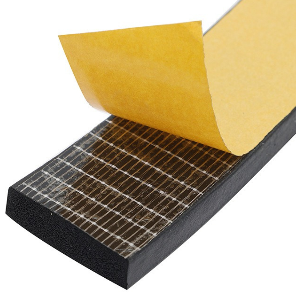 EPDM-tiiviste 2x20mm itsekiinnittyvä puskuri teippi ovi ikkuna akustinen