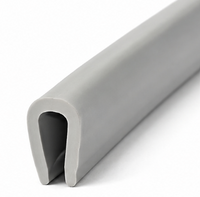 Uszczelka krawędziowa typ U PVC szara – osłona rantu 1,5–2 mm, profil 5x10 mm