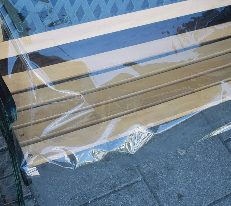 Läpinäkyvä väritön PVC-kalvo 140 cm – paviljonkiin, terassille, pergolaan
